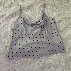 Silk look camisole gray and black